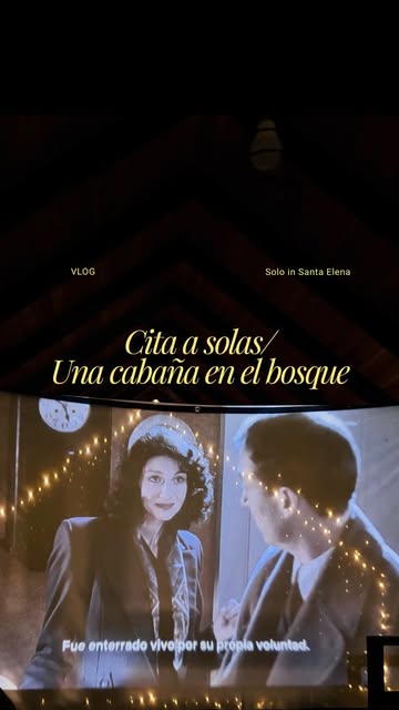 IDEA DE CITA A SOLAS🌧️🌲🧚🏼‍♂️ #fyp #solodate #tiempodecalidad #cabañas #explorepage✨