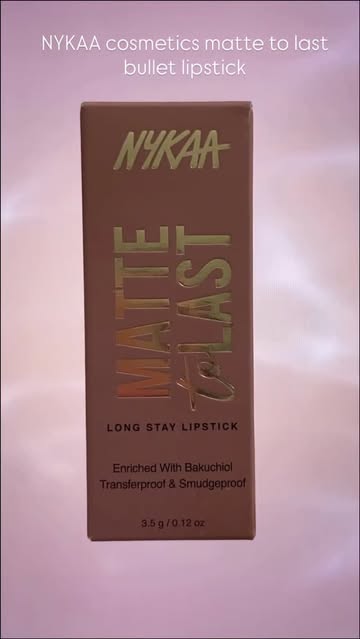 ✨📦 “I received this as a PR package from Nykaa and I’m so in love! 💄 The Matte To Last lipsticks are truly a game-c...