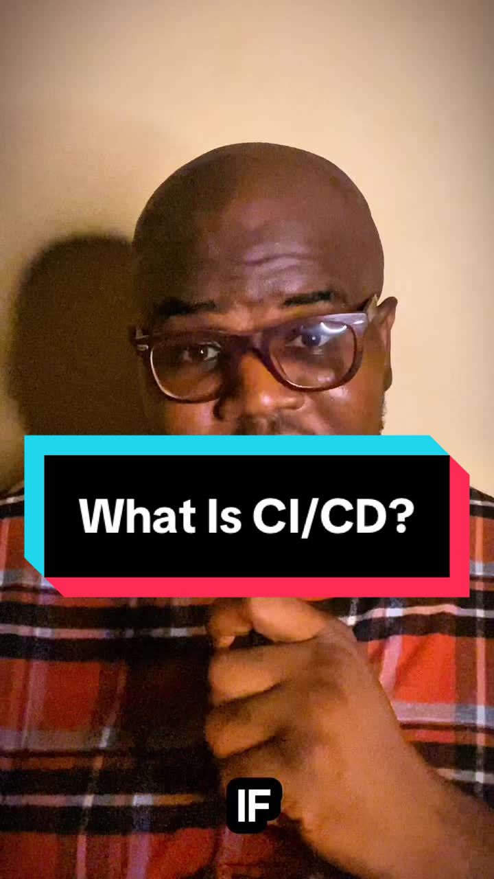 CI/CD explained in the cleanest way possible—no jargon, just pure DevOps clarity. 🚀 #CICD #DevOps #fyp #CloudEnginee...