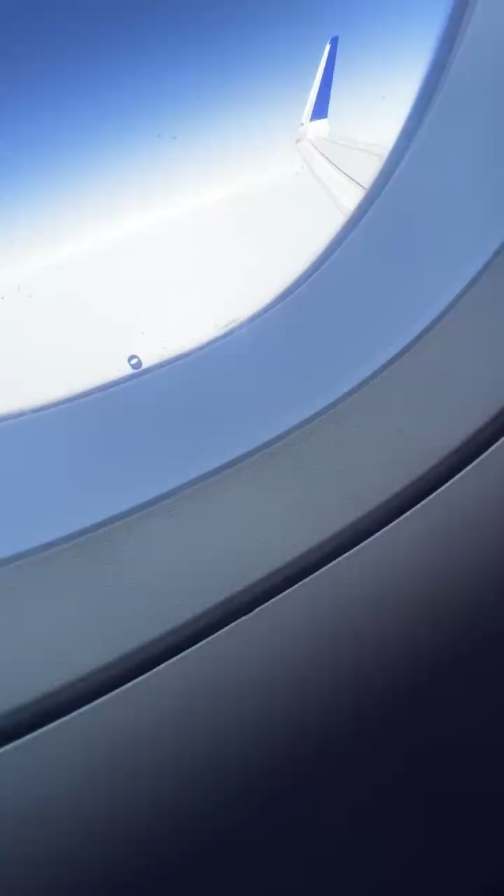 on the flight