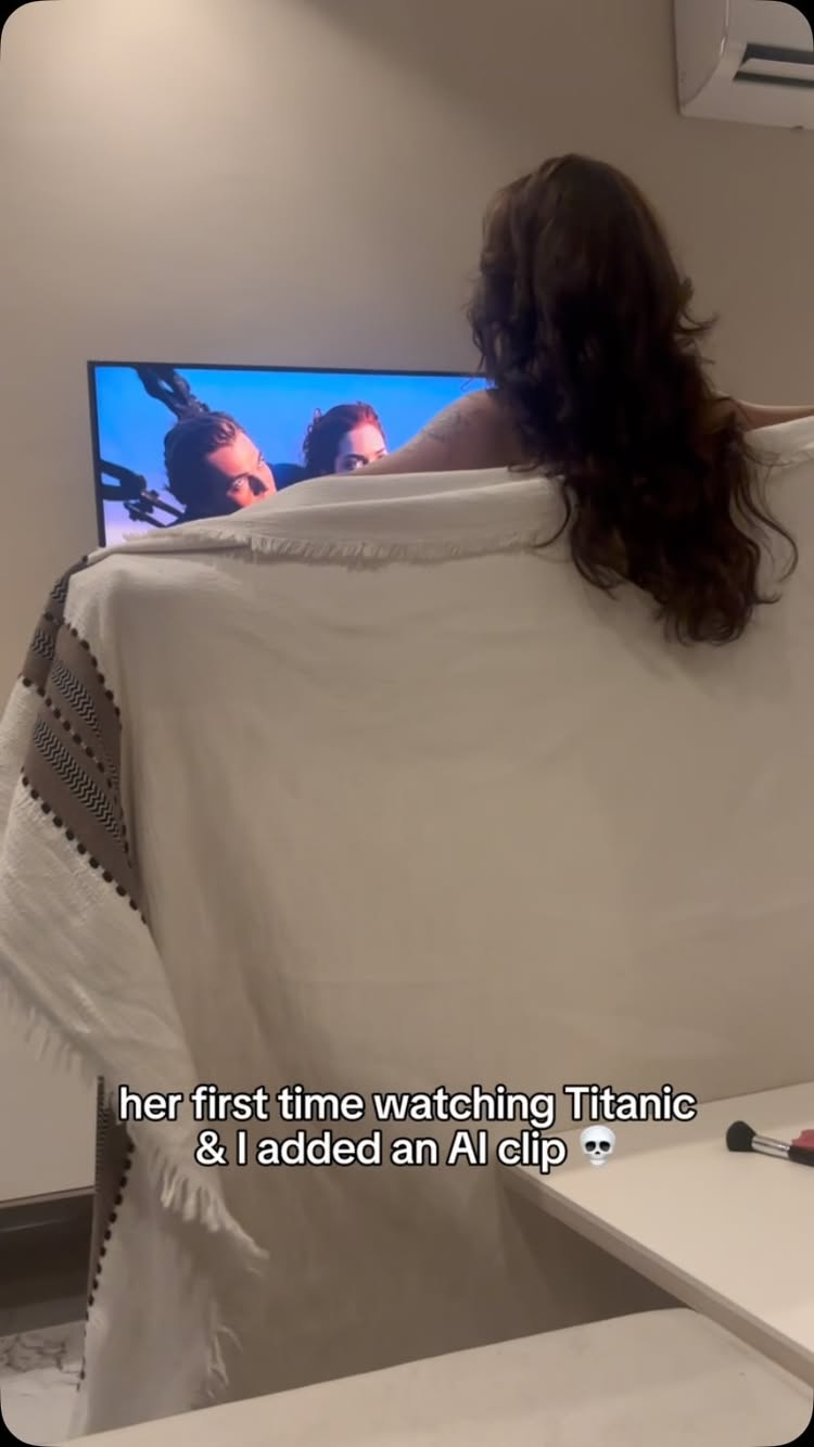I hope she liked it 🤭 #unhinged #prank #prankvideo #titanic #movie