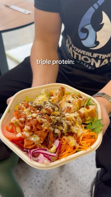 W taste and macros @omokoreanbowls #food #bowls #powerlifting #gym #foryou