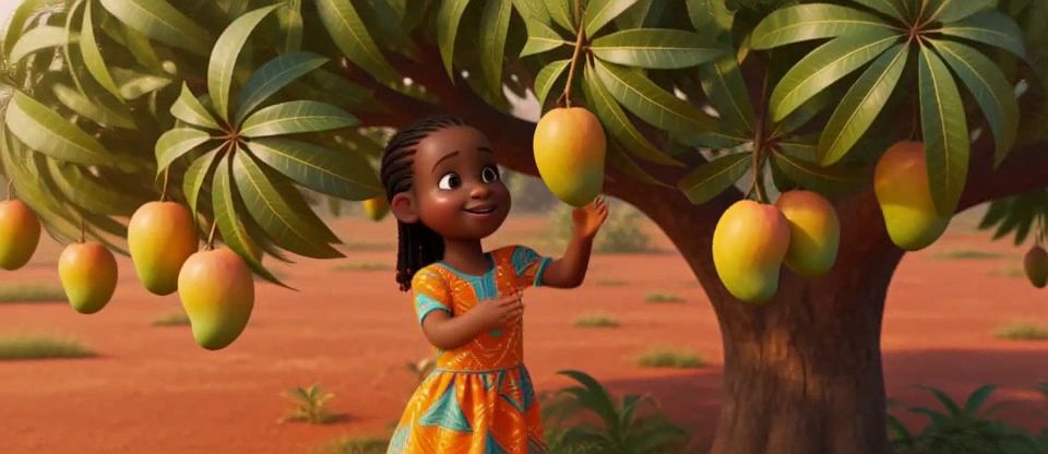 Joyful Mango Harvest