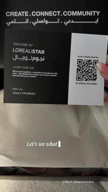 Unboxing my first PR package. 🤍✨ Thank you @lorealistar_official for gifting me these beautiful products! I genuinel...