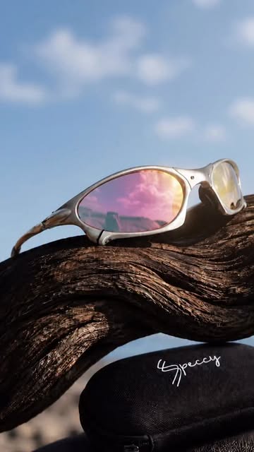 Not all sunsets are in the sky. Some you wear. #realaashishk #aivideo #fyp #speccy #sunglasses