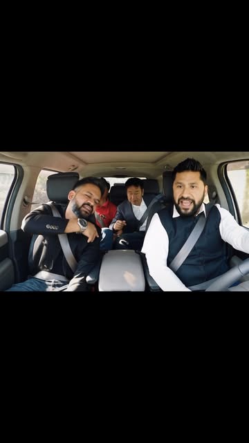 AI parody: Balen, Harka, Rabi and Mahabir in one car with one playlist. Send this to your loudest friend. #balen #har...