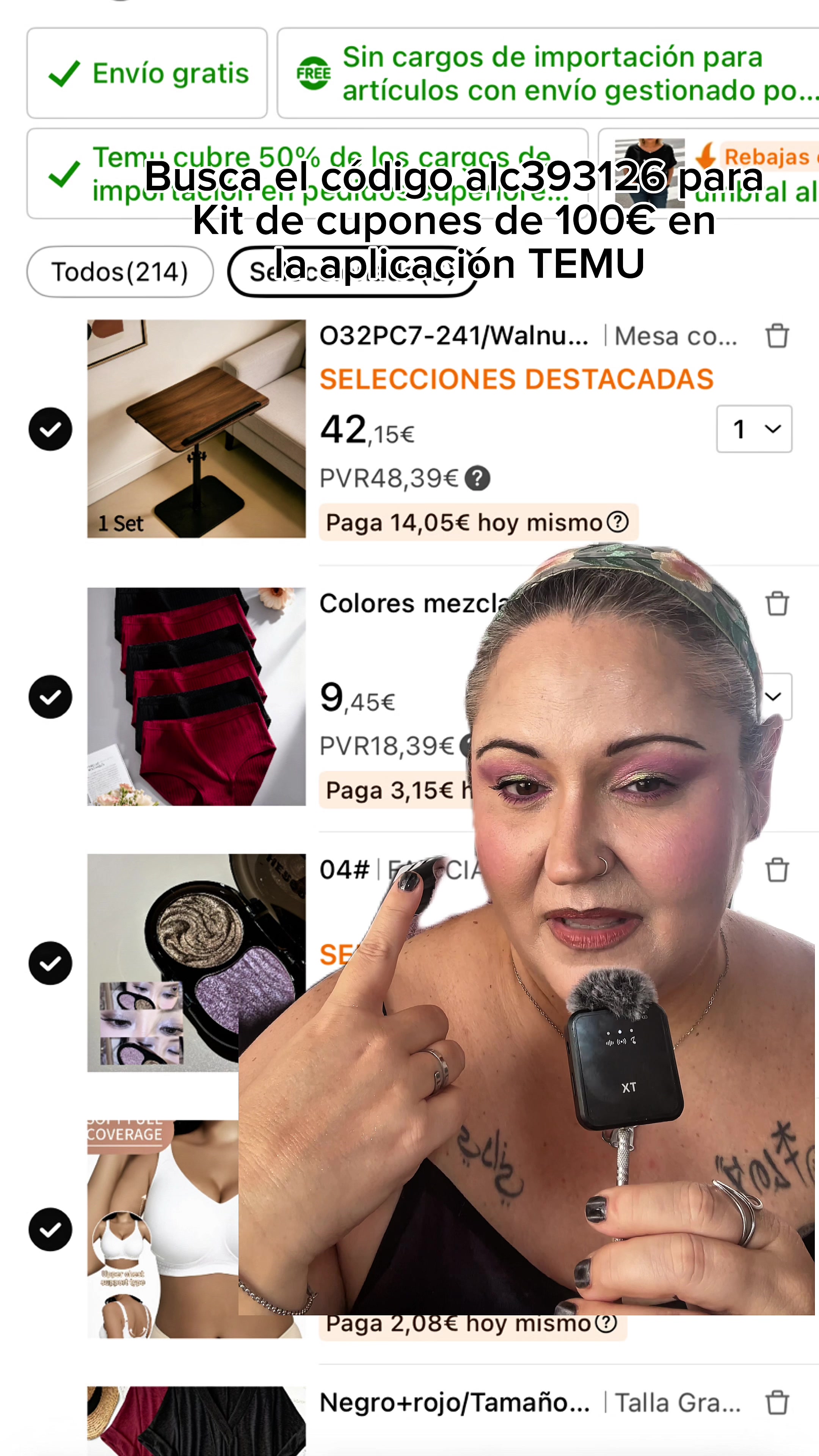 Beneficio: Kit de cupones de 100€ Código: alc393126 Texto en pantalla: Busca el código alc393126 para Kit de cupones...