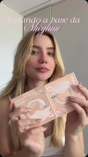 @sheglam_official Testando a Lumi Lock & Go Hydrating Cushion Foundation da SHEGLAM ✨ Amei conhecer essa novidade e v...