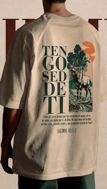 🔥 No es solo un suéter… es una forma de representar lo que llevas dentro. “Tengo Sed de Ti” Oversized ✨ Cómodo, fres...