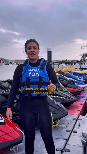Si quieres vivir una experiencia como esta y ver las olas de Nazaré desde dentro del agua, comenta la palabra “NAZARÉ...