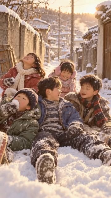 눈 오면 포대자루 하나면 끝 😂 고드름 칼싸움, 눈 먹기, 퐁퐁, 고무줄놀이까지. 그때는 별거 없어도 하루 종일 재밌었죠. 그때의 우리는 추억하고 지금의 우리는 챙기고. 건강은 라파힐답게. 제작지원 @ahcc...