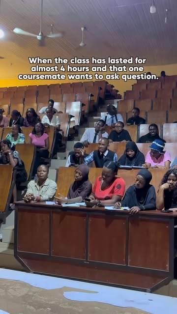 There is always that one person 🤦🏾 #classof2026 #optometry #uniben #medicalstudent #relatable