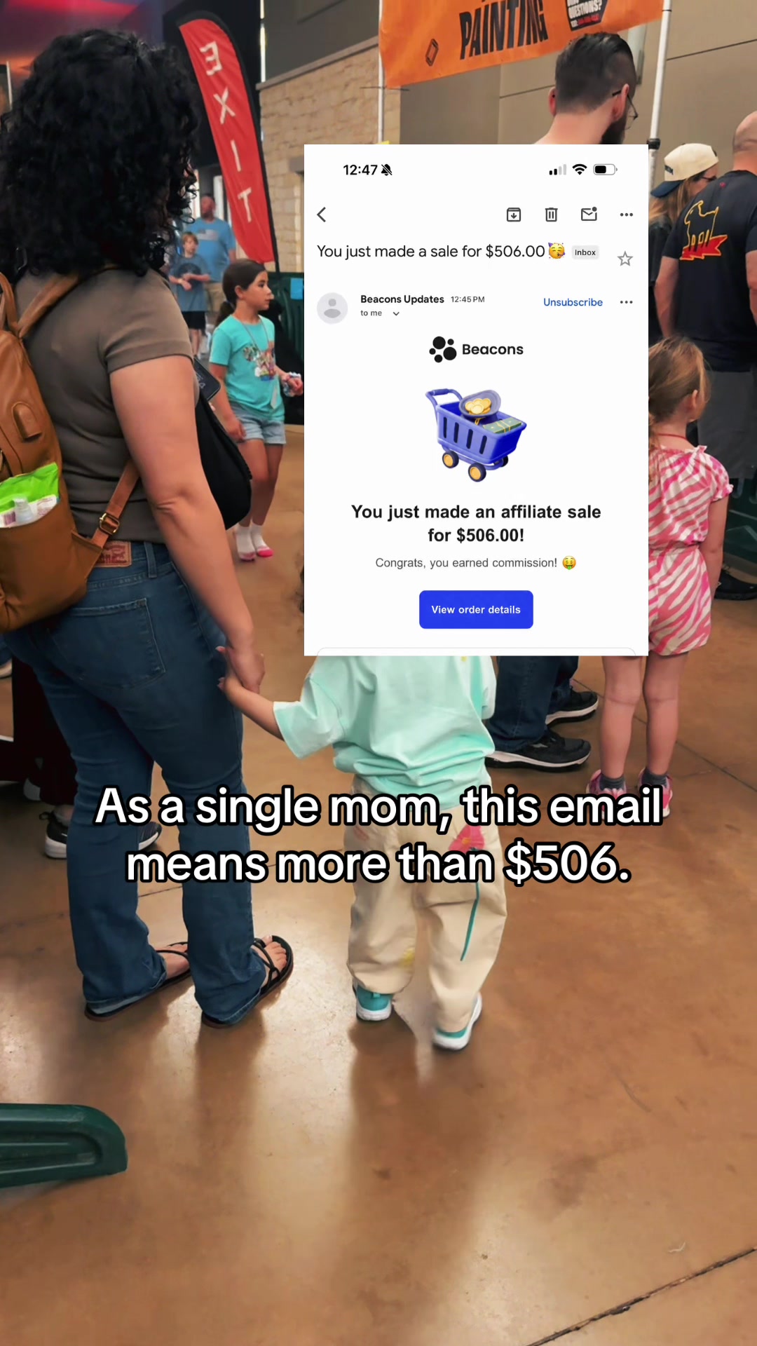 As a single mom, this email means more than $506. Because to me, it represents options. It means one less bill I’m wo...