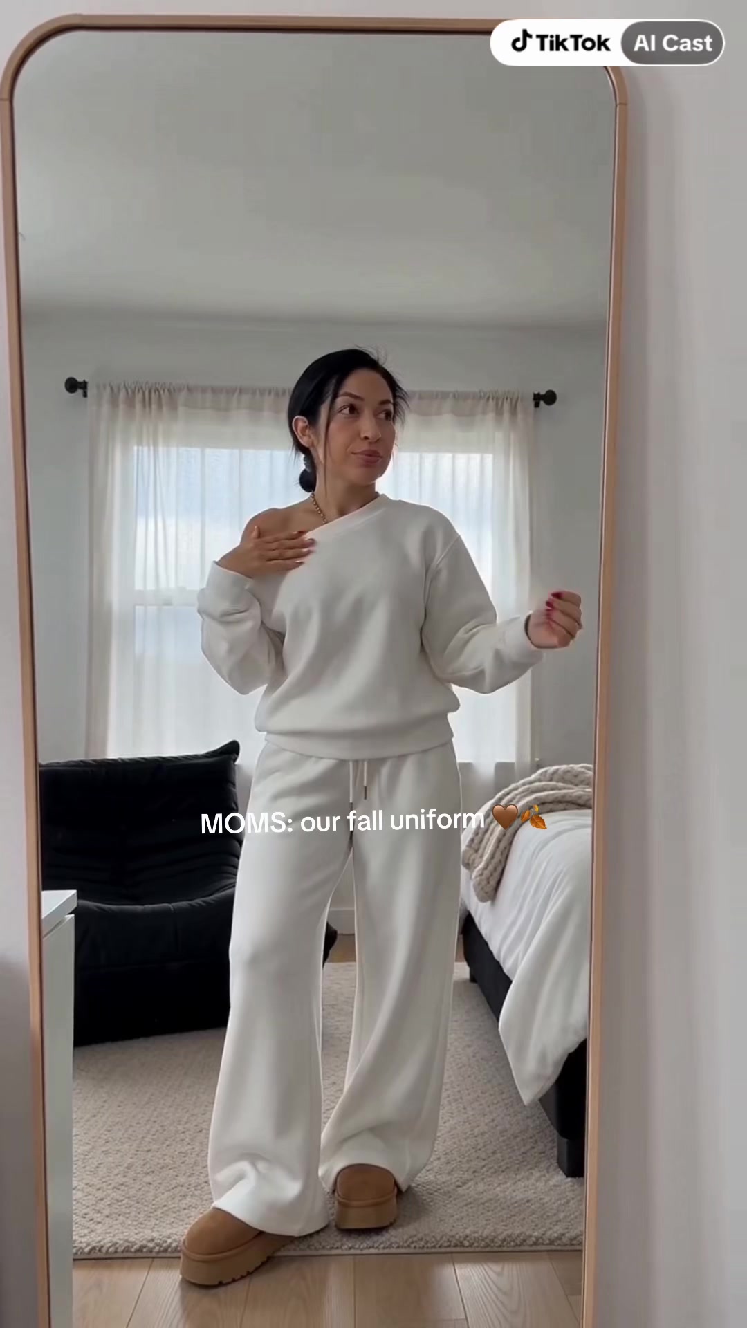 POV: you found the outfit that makes you look put together without actually trying. 😮‍💨🍂☕️ Comfy enough for loungi...