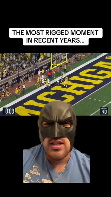 Will we ever see a more rigged moment in sports than this? 👀 And was this game rigged? #westernmichigan #uofm #justi...