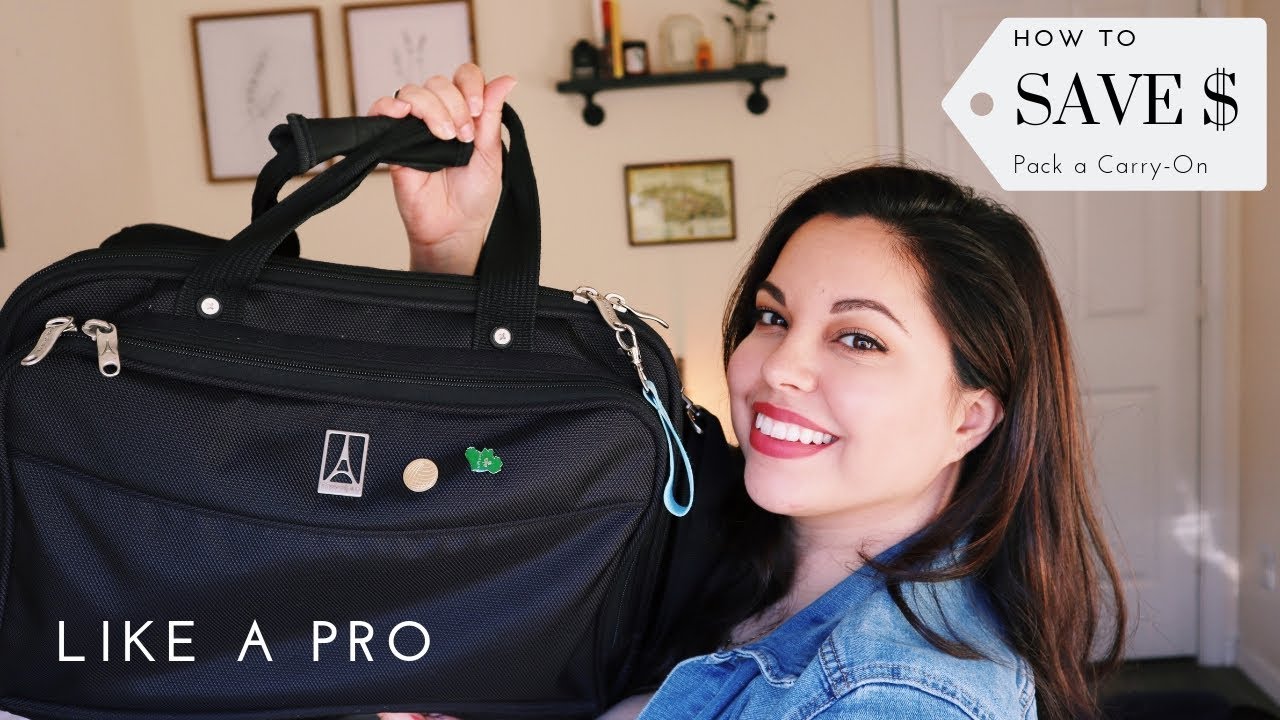 These are a few of my tips to help you save money on checked bags when traveling! Traveling light is traveling right...