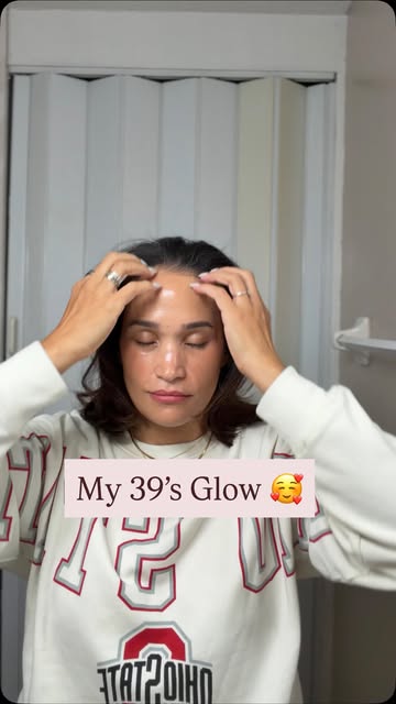 Skin happy, hair down, glow on ✨ family dental day - saved the whisper for last 🤫 #momlife #ugccreator