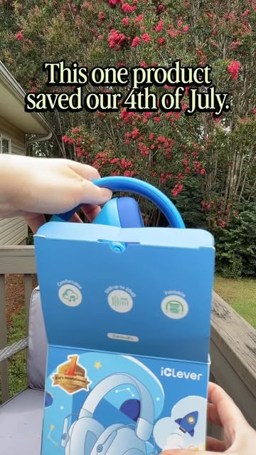 This product literally helped avoid a meltdown during our town’s Fourth of July celebration and kept us from watching...