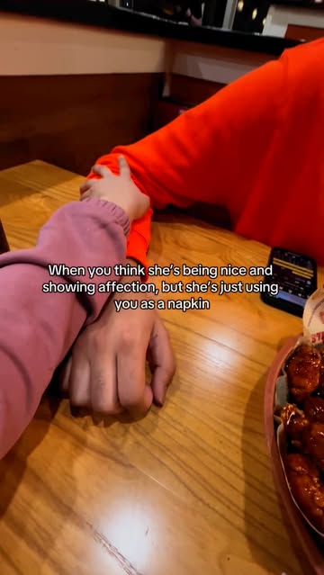 Napkins don’t help as much😂 #fyp #fypシ #fypage #couple #couples #couplegoals #couplevideos #couplecomedy #humor #fun...
