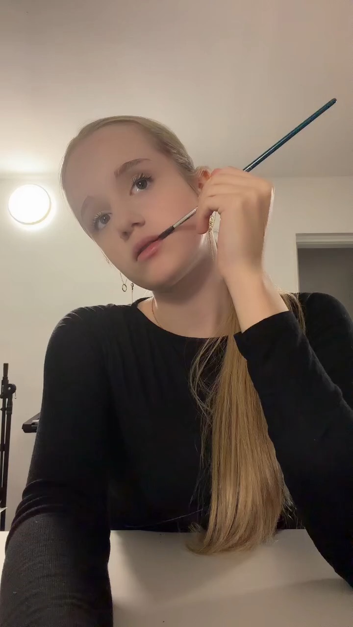 venom inspired editorial makeup