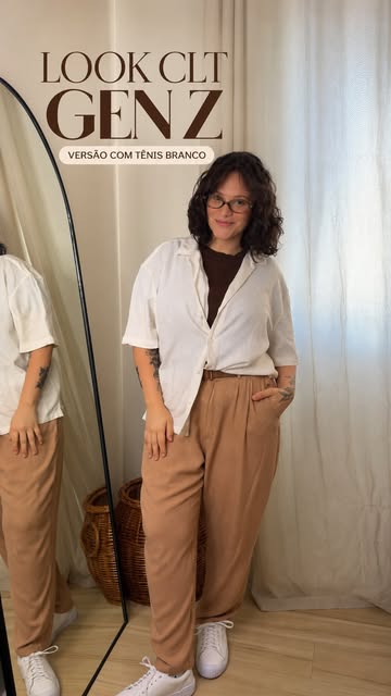 Como uma CLT genZ tá se vestindo hoje? Meu novo companheiro branquinho da @useantolie 💖 🏷️BIASOBRINHO #moda #genz #...