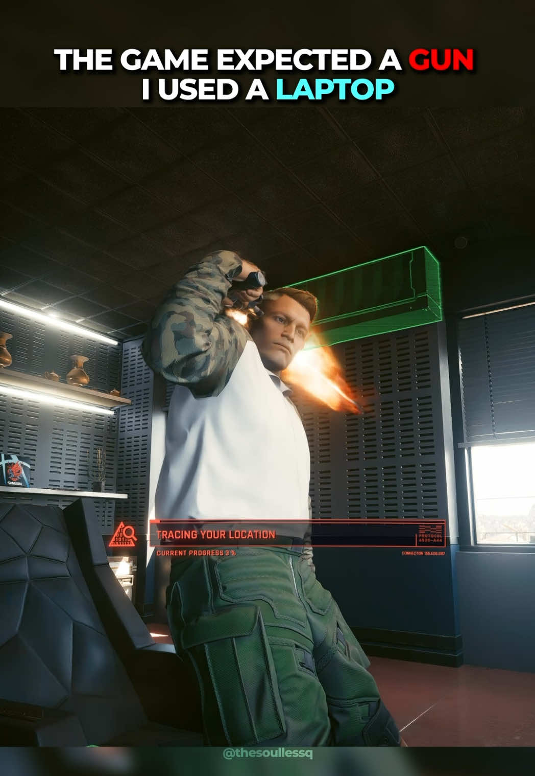 one of 1000 ways to eliminate a target #cyberpunk2077 #gaming #stealth