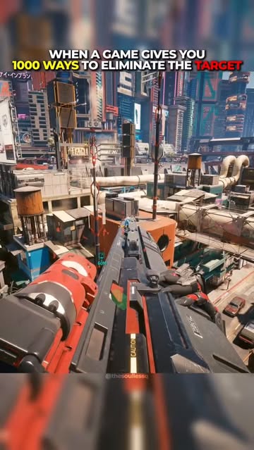 1000 ways to eliminate the target #cyberpunk2077 #gaming #stealth