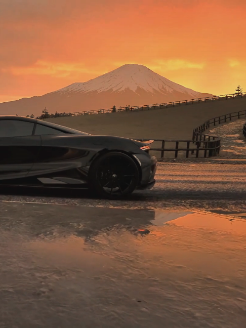 Spring sunset in #forza is insane #mclaren #765ltmclaren #forzahorizon6 #edit