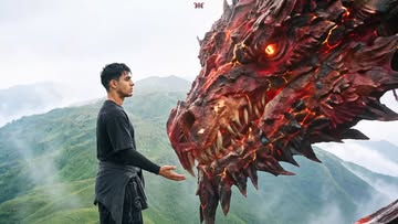 The story of a boy who tamed what knights couldn't 🐉 Did you notice he's wearing purple sneakers in a medieval fanta...