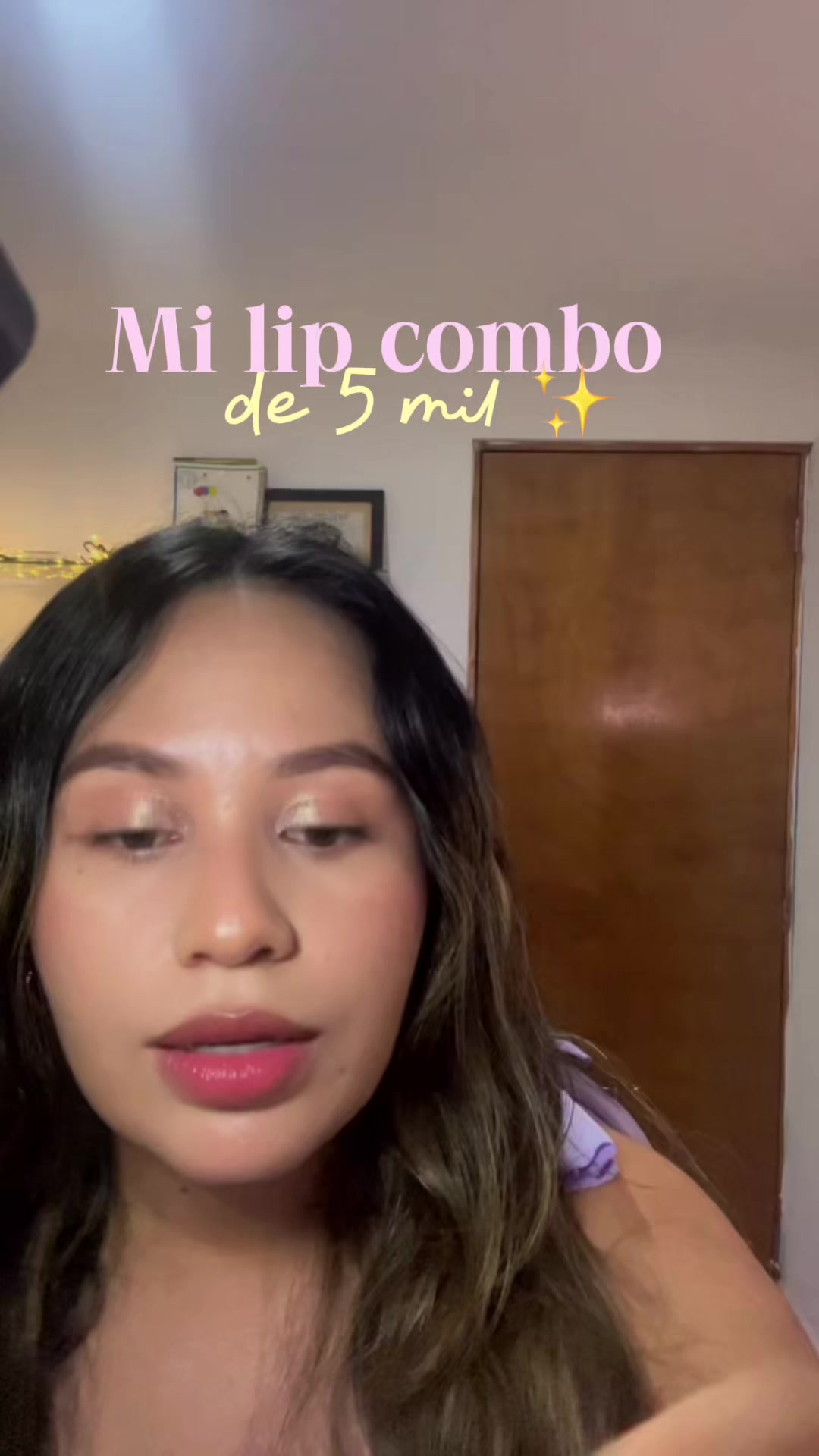 La más feliz con este lip combo jajajaj ✨