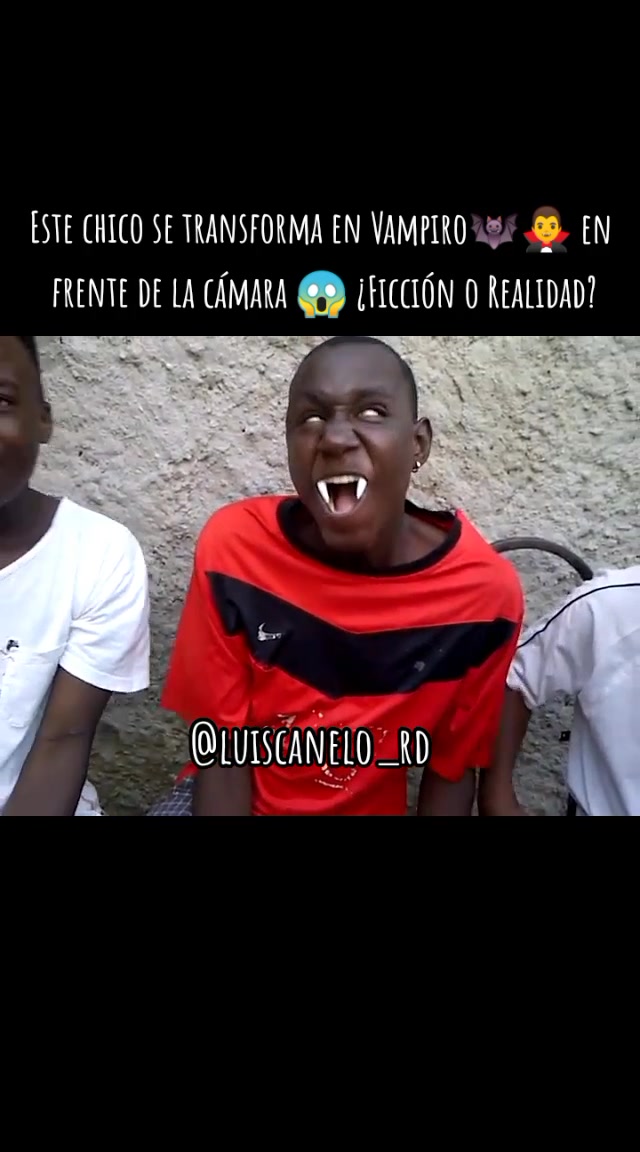 Este chico se transforma en Vampiro🦇🧛‍♂️ en frente de la cámara 😱 ¿Ficción o Realidad? #transformacion #vampiro #c...