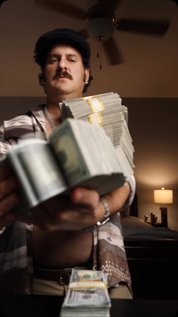 Comente, pues, ¿qué haría usted con todo ese billete? 👇🤣 #PabloPues #HumorPaisa #Medallo #Billete