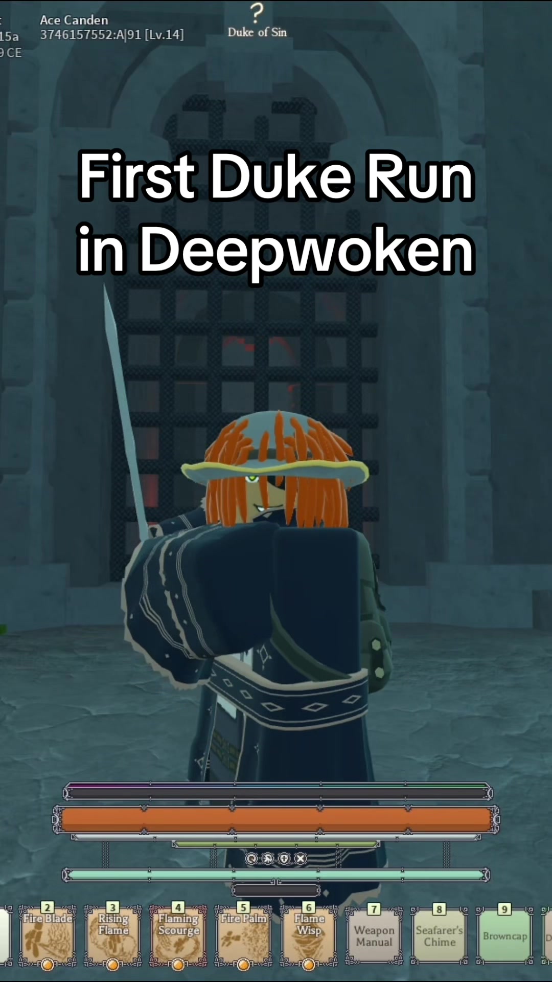 First Duke Run in Deepwoken😡#fyp #robloxfyp #deepwoken#roblox #robloxrpg
