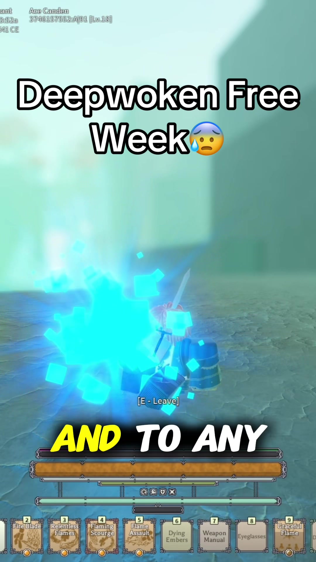 Im scared but ima play. #fyp #robloxfyp #deepwoken #roblox #robloxrpg