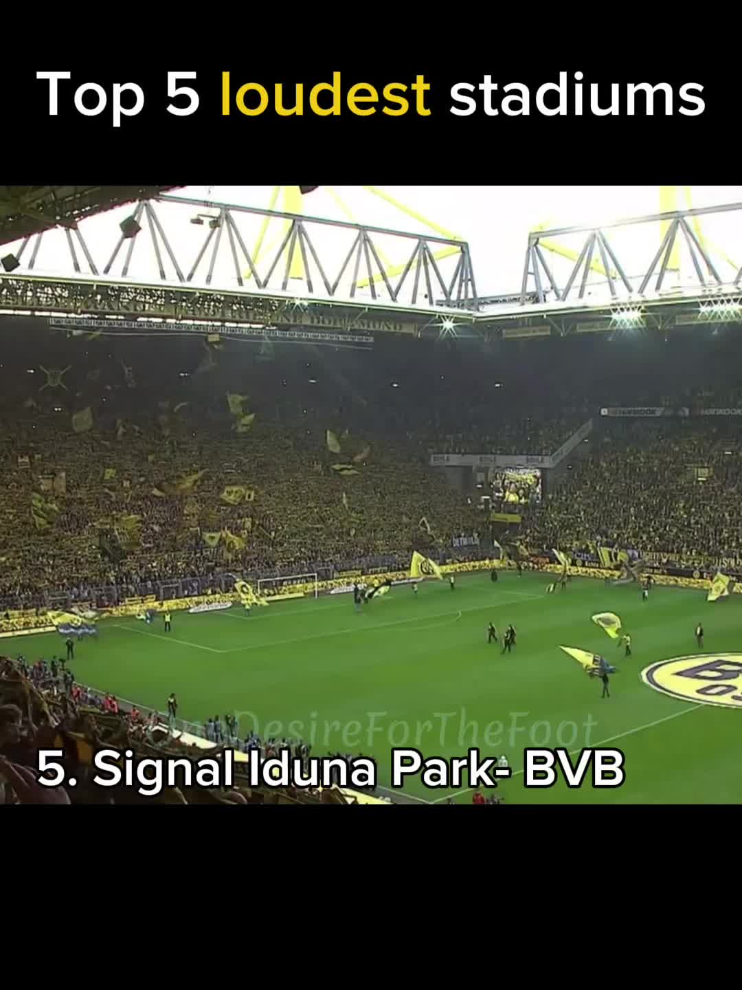 Ranking the loudest stadiums! #football #stadium