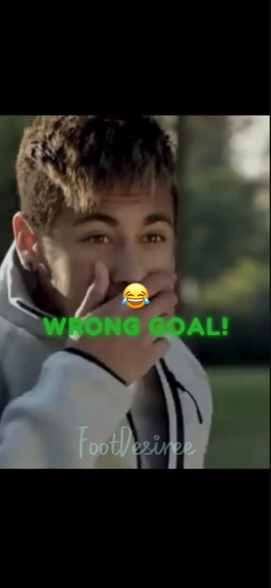 Neymar hits the wrong goal!😂#football #commercial #neymar