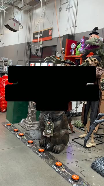 🎃 Home Depot for the WIN this Halloween! 🏆👻 The animatronics this year are SO good. We had to stop and check them...