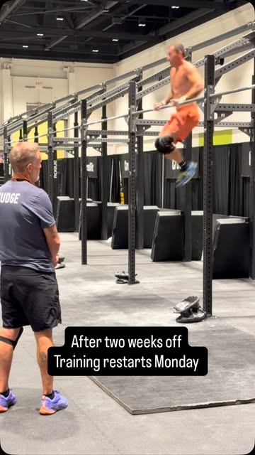 Took two weeks off after the games. Training restarts Monday! It was good recovery but now time to restart, fix alot...