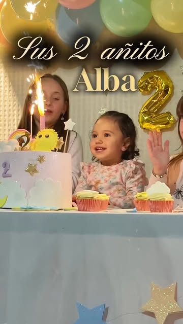 2 añitos de la pequeña princesa, Alba✨💕 Qué emoción y qué alegría ver como creces, nostalgia por esos días donde veí...
