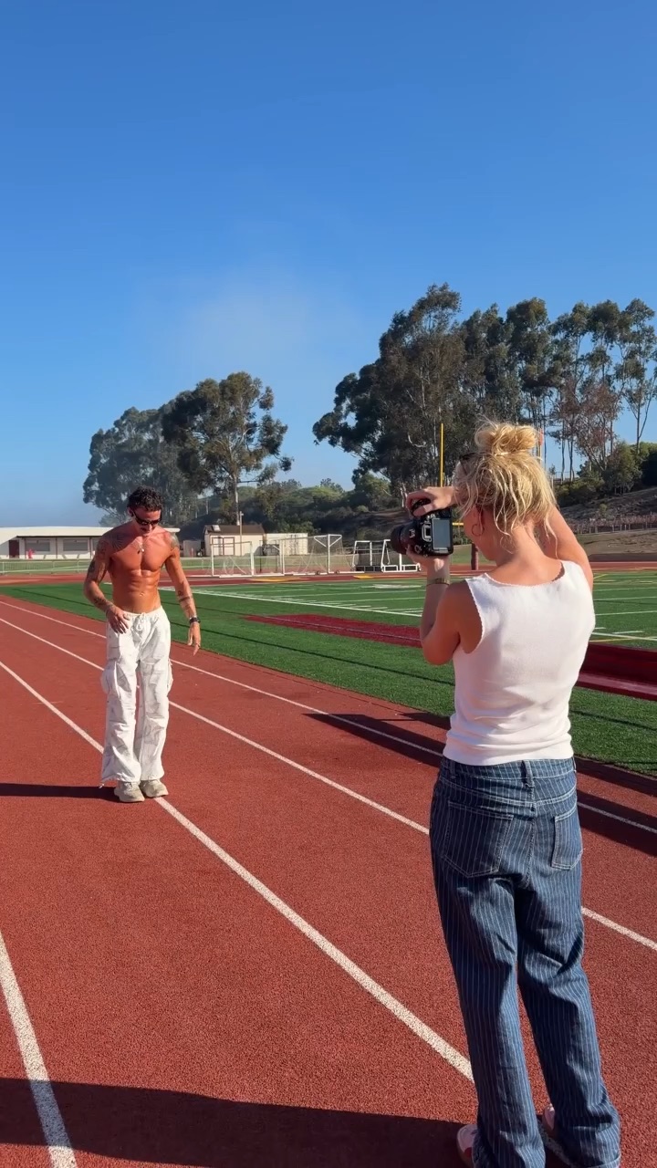 Fitness Shoot BTS