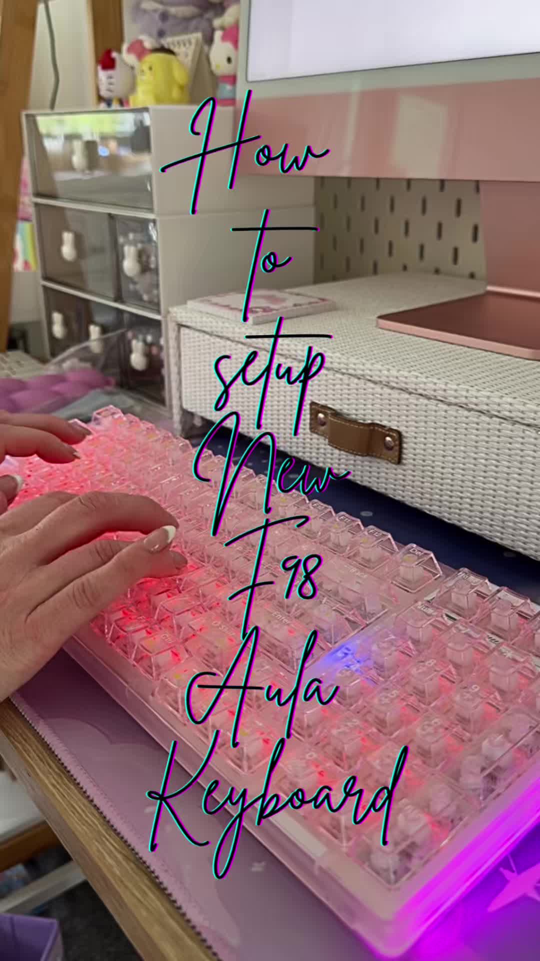 @Epomaker Keyboard How to setup your own custom keyboard to your a IMac? I got you!? ⌨️🎀🩷 This is my first custom k...