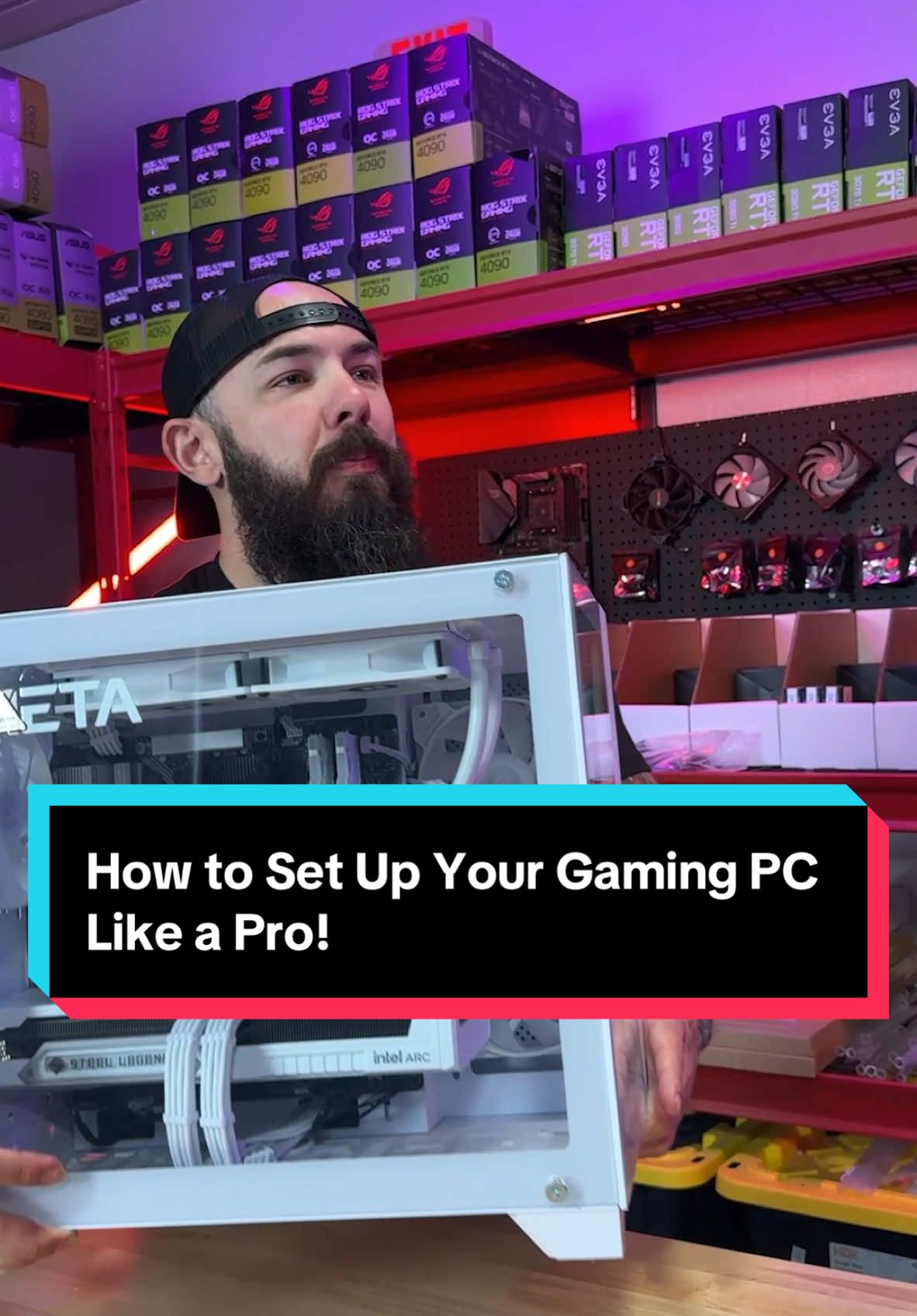 How to Set Up Your New Gaming PC Like a Pro! #foryou #gamingontiktok #pcgaming #gamingsetup #gamingpc #metapcs