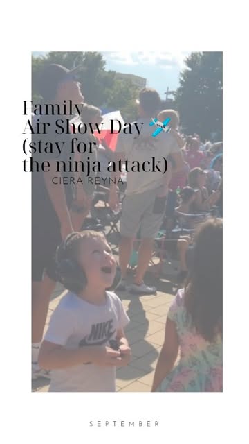 Took the kids to the air show and somehow the fighter jets weren't even the wildest part of the day 😂 Real audio, re...