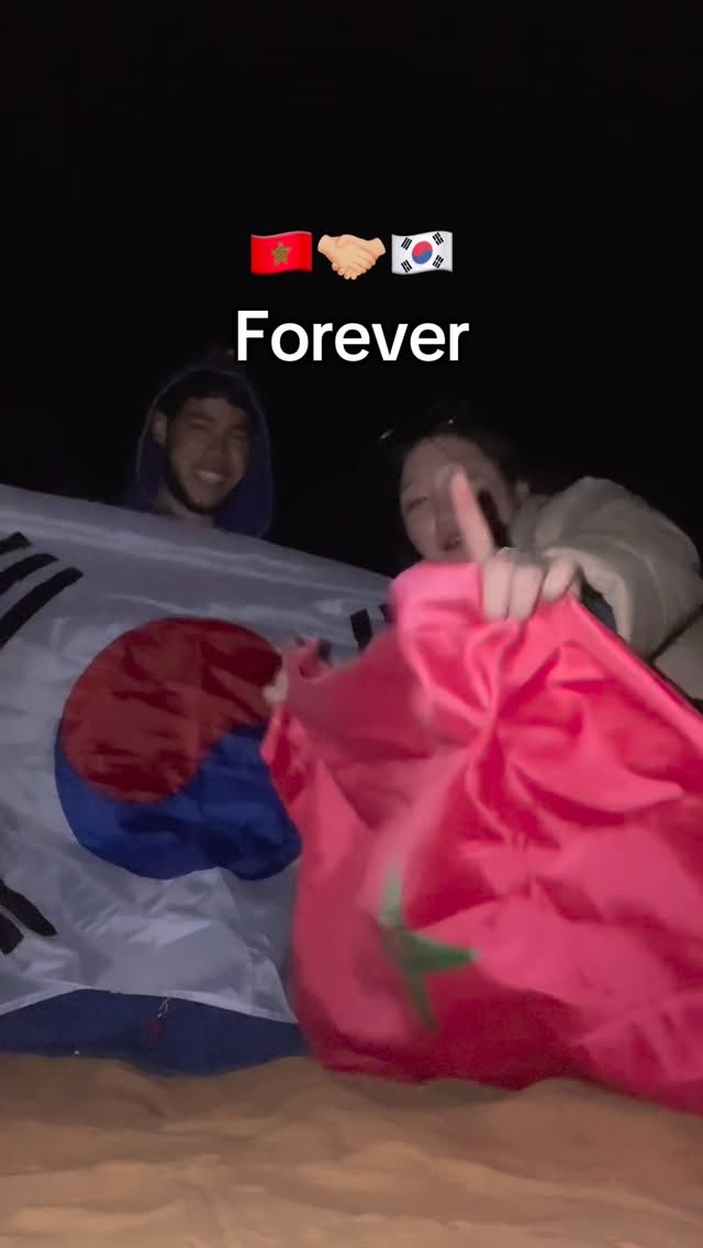🇰🇷🤝🏼🇲🇦 Korea and Morocco two beautiful countries’ friendship forever ♾️ dima 🔥 Marhba welcome to Morocco welco...