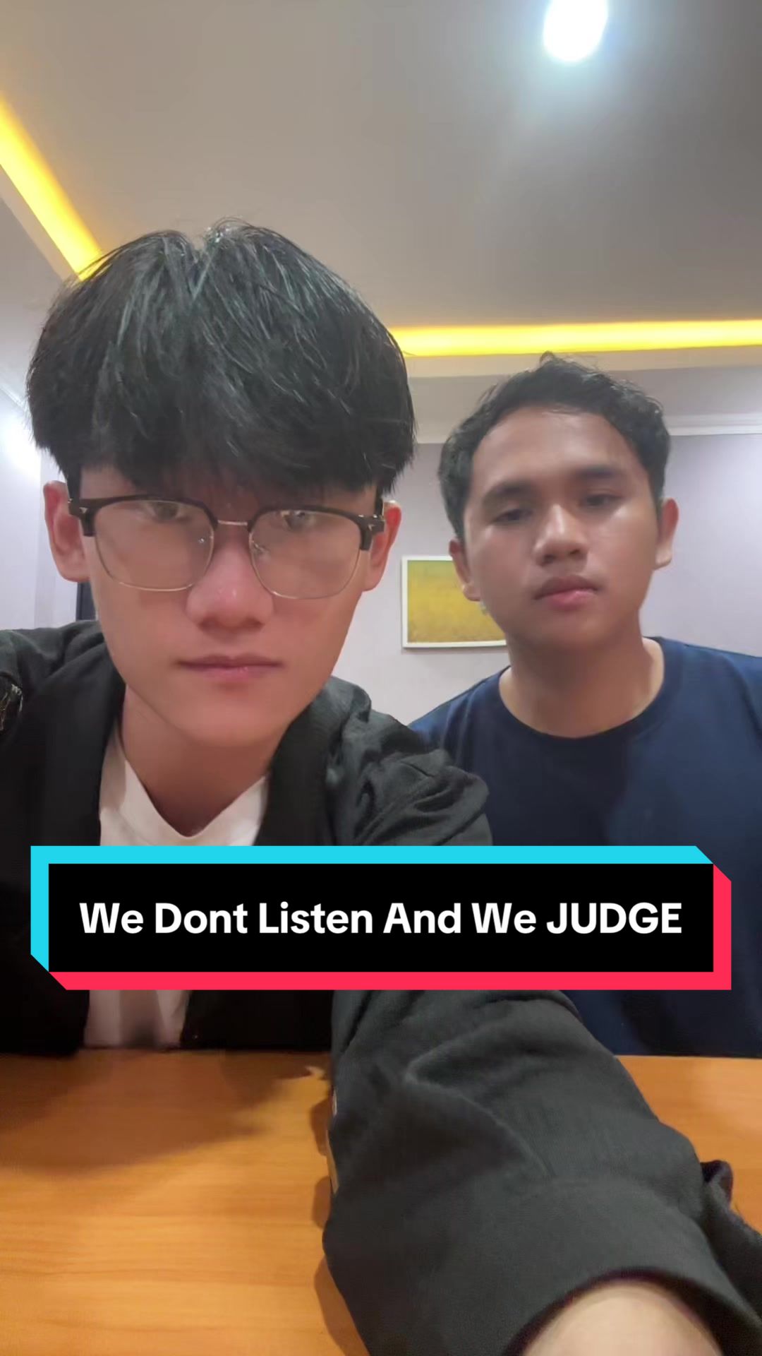 We dont listen and we judge🤌🏻 #welistenwedontjudge #wedontlistenandwejudge #fypシ