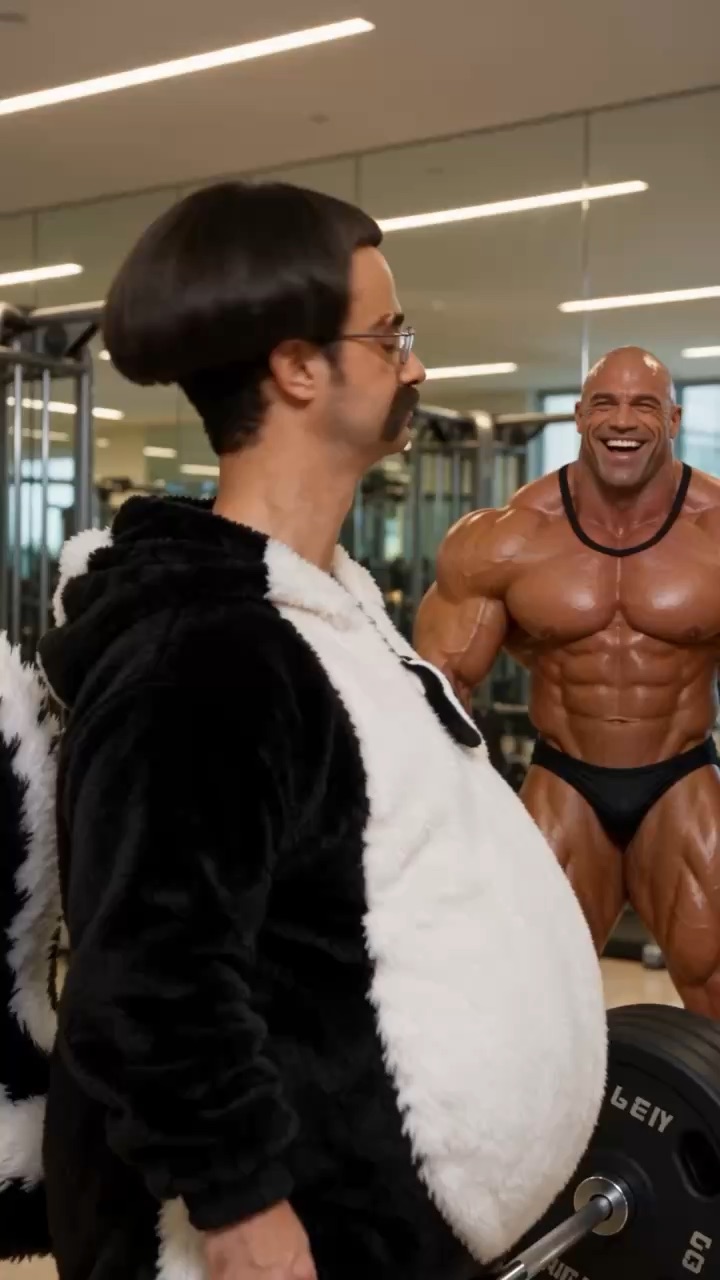 Manolo va al gimnasio.