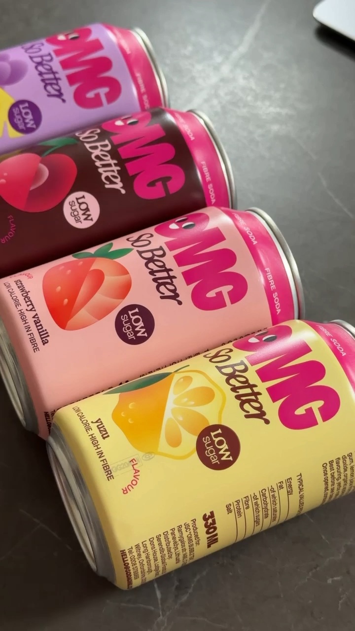 OMG Fiber Soda drink