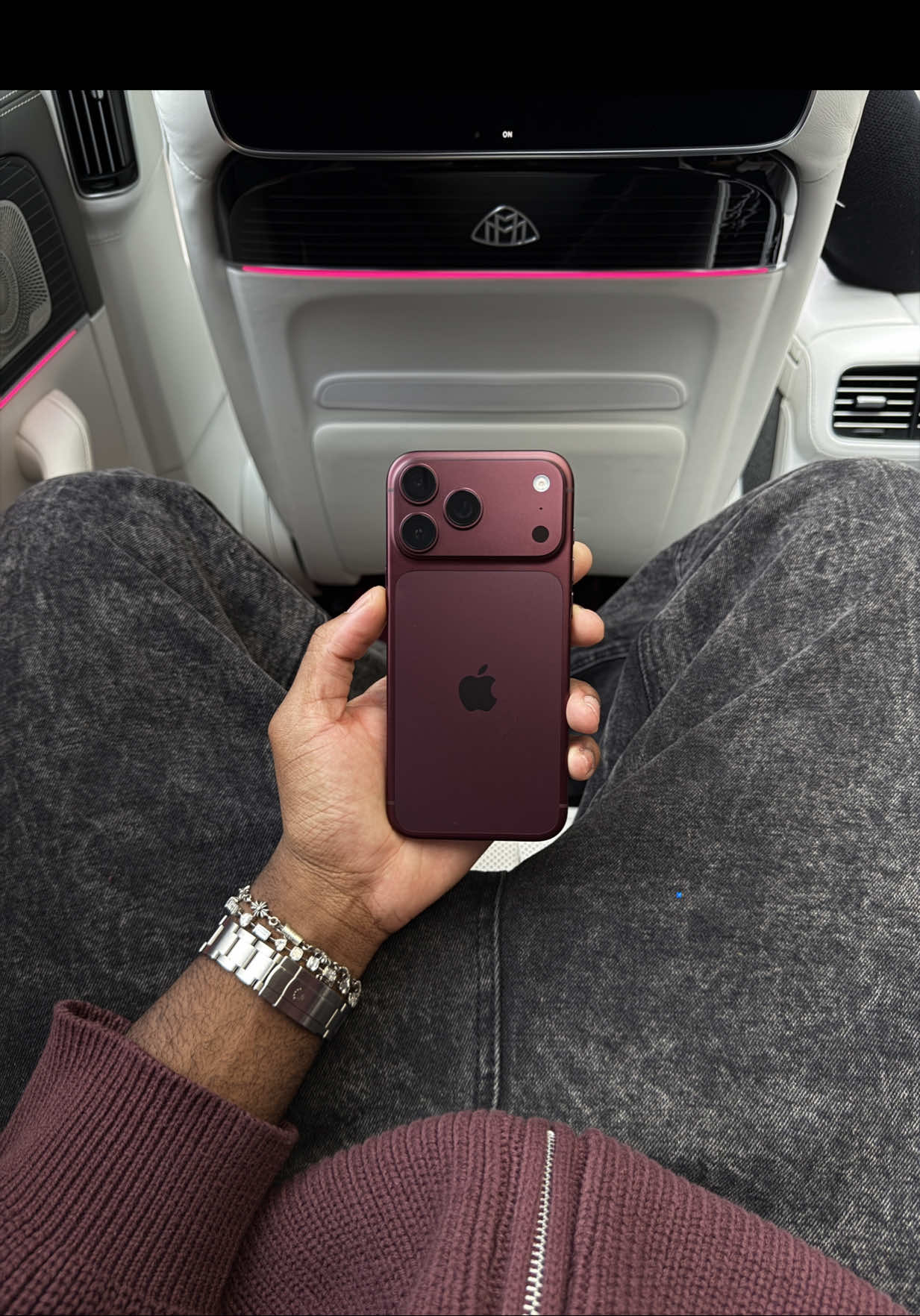 POV: you choose the best iPhone 18 Pro Max color 🍇 #burgundyiphone #apple #iphone18promax #shevonsalmon
