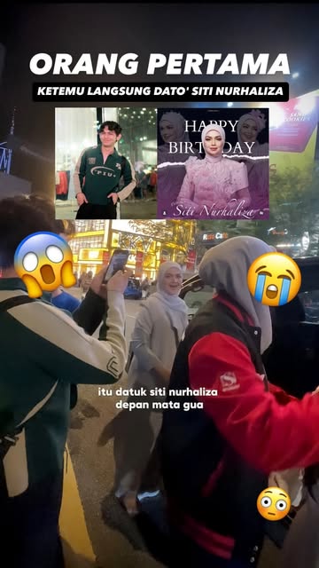 Gak nyangka bisa ketemu ldolaku Dato’ Siti Nurhaliza @ctdk Apalagi dihari ulang tahun beliau Happy birthday, Dato’! S...