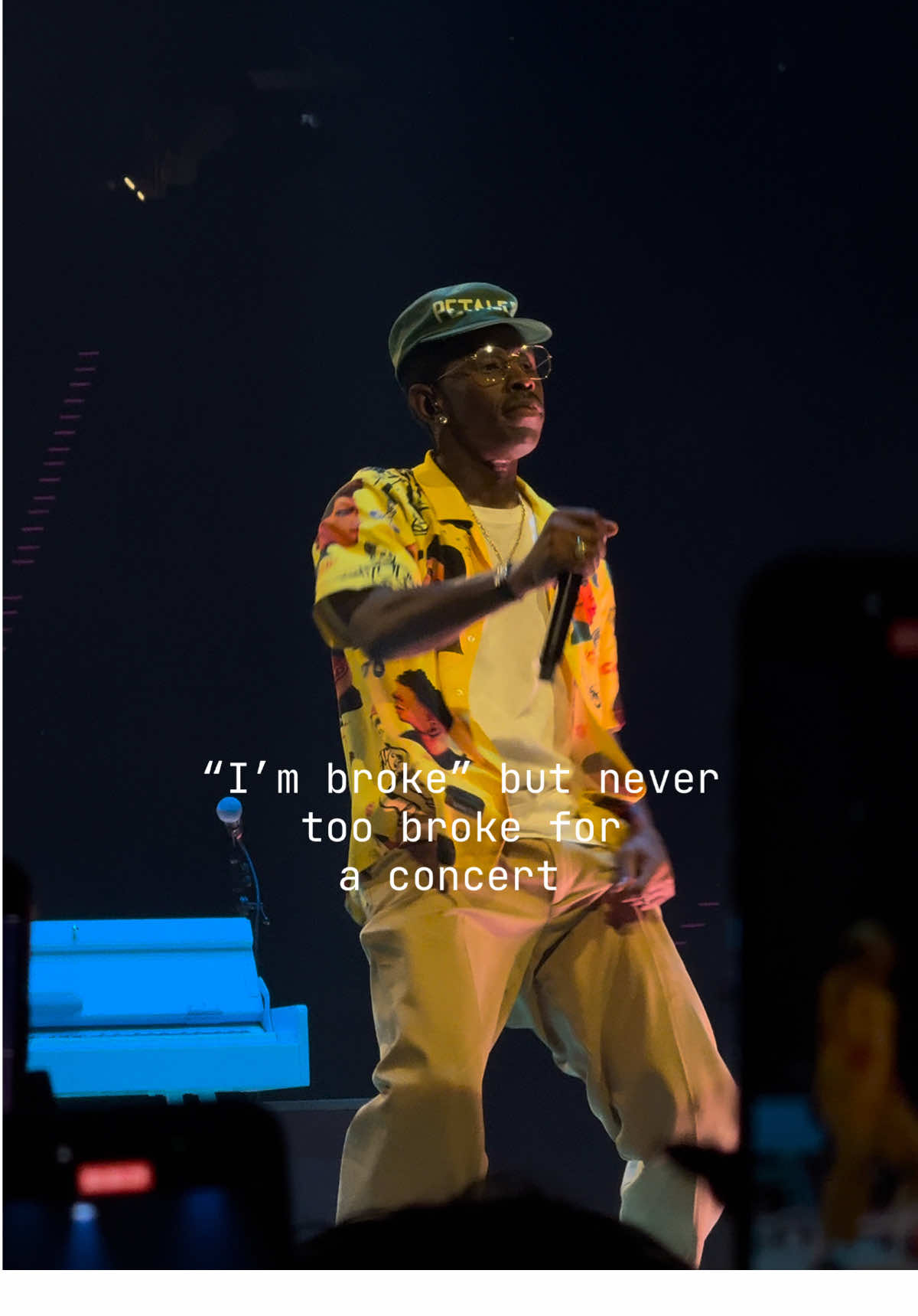 I’m broke but never too broke for a concert #billieeilish #tylerthecreator #chappelroan #harrystyles #charlixcx
